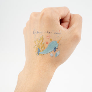 Ocean Mermaid Under the Sea Temporary tattoos (108 pcs)