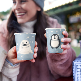 Winter Friends Birthday Party Paper Cups (50pcs) 4