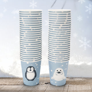 Winter Friends Birthday Party Paper Cups (50pcs) 1