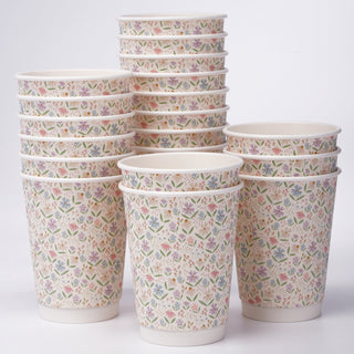 Woodland Fairies Pastel Flower Paper Cups 20 pcs