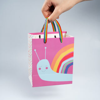 Rainbow Favor Gift Bags with Cute Snail and Turtle (12 Pcs) 2