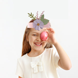 3D Paper Flower Headbands Woodland Fairy Set 12pcs 1