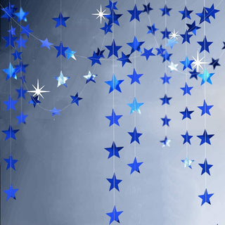 4pcs Reflective Blue Star Garlands 1
