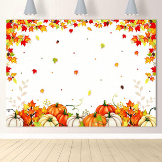 Fall Party Backdrop Thanksgiving Decoration (7x5ft)  1