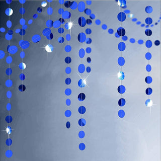 Royal Blue Circle Dots Garland (52ft) 1