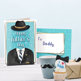 Happy Fathers Day Card Custom (2pcs) 1