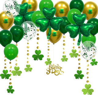 33pcs St Patricks Day Balloon Garland Kit Saint Patricks Party Decorations 1