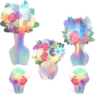 Holographic Flower Centerpieces Set (5pcs) 1