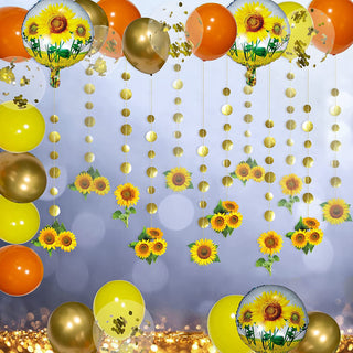Sunflower Balloons And Garlands Set (35pcs) 1