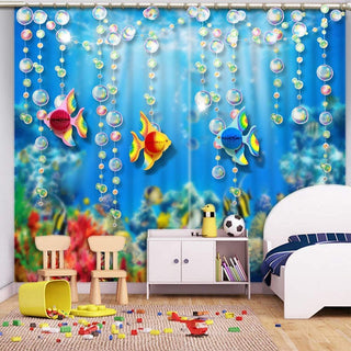 3D Colorful Tropical Fish Bubble Garland 2