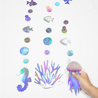 Iridescent Under The Sea Party Garland (12 pcs) 3