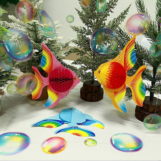 3D Colorful Tropical Fish Bubble Garland 3