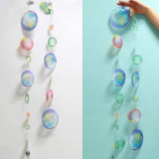 Colorful Flat Bubble Garlands (4pcs) 4