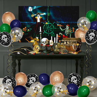 Halloween Skull Pirate Balloons Set (26 pcs) 3