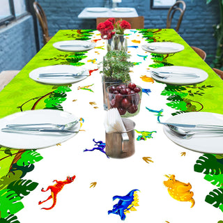 Cheerland Wild Jungle Jurassic Dinosaurs Tablecloth Party Supplies 4