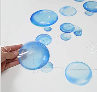 Under the Sea Theme Transparent Blue Bubble Garlands (4pcs) 7