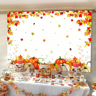 Fall Party Backdrop Thanksgiving Decoration (7x5ft)  2