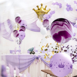 Lavender Balloon Princess Set (50 pcs) 5