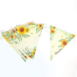 Sunflower Bunting Flag Banners Set (28ft) 5