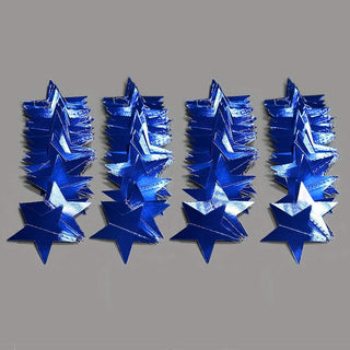 4pcs Reflective Blue Star Garlands 5