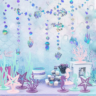 Iridescent Under The sea Party Garlands (4pcs) 5