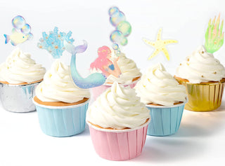 Mermaid Cup Cake Toppers (14pcs) 5