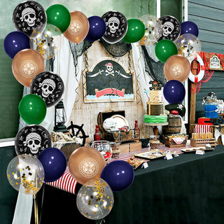 Halloween Skull Pirate Balloons Set (26 pcs) 4
