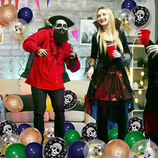 Halloween Skull Pirate Balloons Set (26 pcs) 5