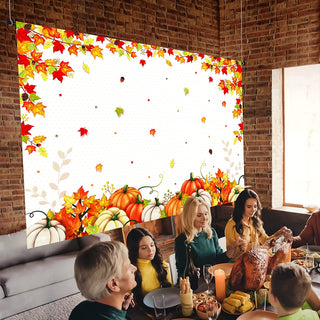 Fall Party Backdrop Thanksgiving Decoration (7x5ft)  4