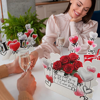  6 pcs  kit of lovely heart centerpieces 6