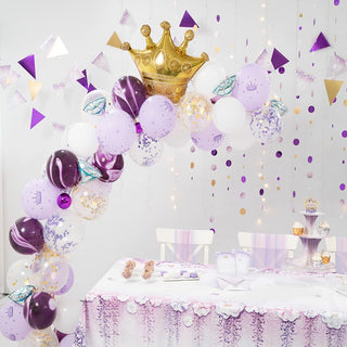 Lavender Balloon Princess Set (50 pcs) 4