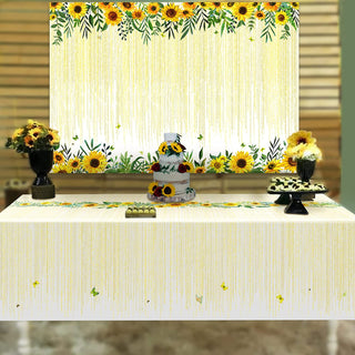 9x5 ft Sunflower Tablecloth 6
