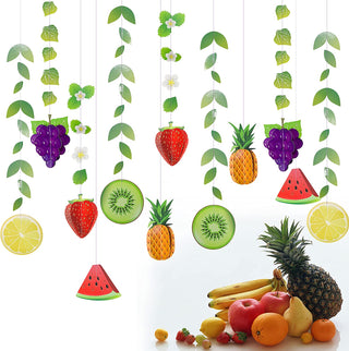 Tropical Garlands Set with Fruits and Leaves (12pcs) 3