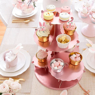 Rose Gold 5-Plates Cupcake Stand 4