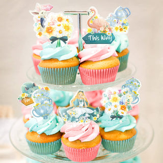 Alice Wonderland Cupcake Topper 5