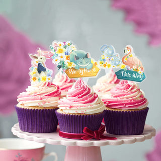Alice Wonderland Cupcake Topper 8