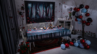 Want to glam up your Halloween? Check out Cheerland's Rose Skeleton Party Decorations!