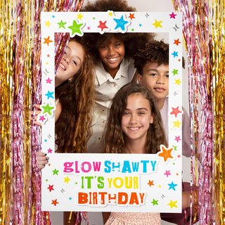 Photo Booth Selfie Frame for Neon Birthday Party 4