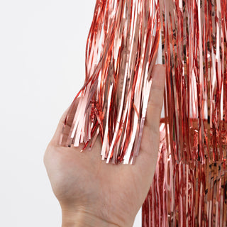 2-Tiers Rose Gold Chandeliers and Garlands Set 8 pcs