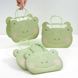 Frog Repttile Party Favor Paper Gift Bags (4pcs)