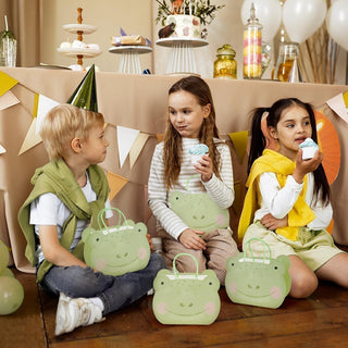 Frog Repttile Party Favor Paper Gift Bags (4pcs)