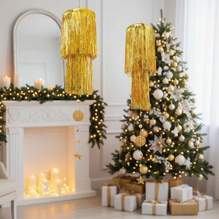Chandeliers Garlands 2-Tier Set in Gold