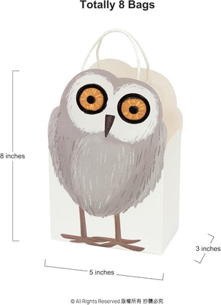 Magical World Owl Party Favor Bags (4pcs)