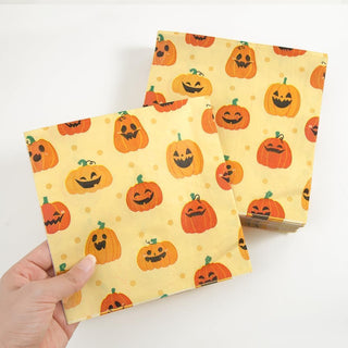 Halloween Pastel Pumpkin Napkins (50 Pcs)