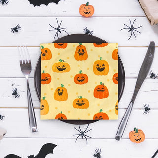 Halloween Pastel Pumpkin Napkins (50 Pcs)