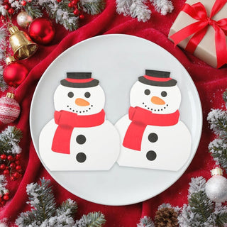 Snowman Paper Napkins (100 Pcs)