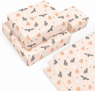 Cute Halloween Wrapping Paper (12 sheets)