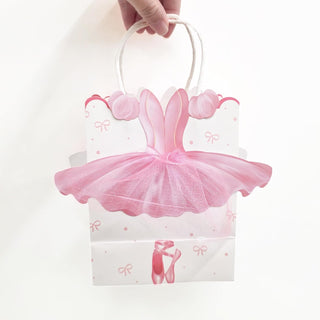 Ballerina Coquette Birthday Gift Bags (8 Pcs)