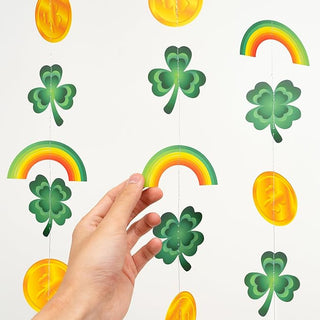 St Patrick’s Day Decorations Shamrock Garland Green Clover (4 Pcs)