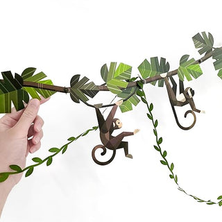 Jungle Monkey Party Decorations Safari Birthday (2 Pcs)